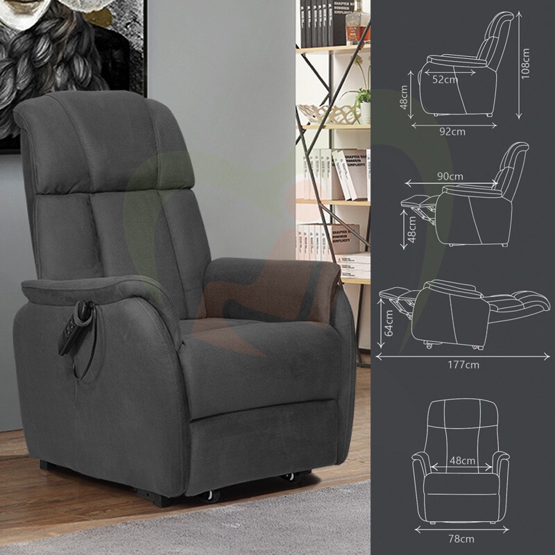 Sta-op stoel en relaxfauteuil Rome