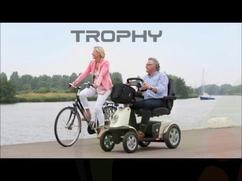 Scootmobiel Sterling Trophy 6 3-wiel - aanbevolen bij rugklachten
