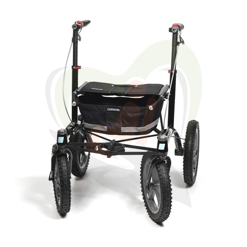 Trionic Walker 14er - ergonomische outdoor rollator met stuurwiel stabilisatie systeem
