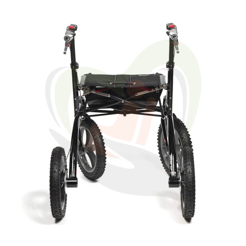 Trionic Walker 14er - ergonomische outdoor rollator met stuurwiel stabilisatie systeem