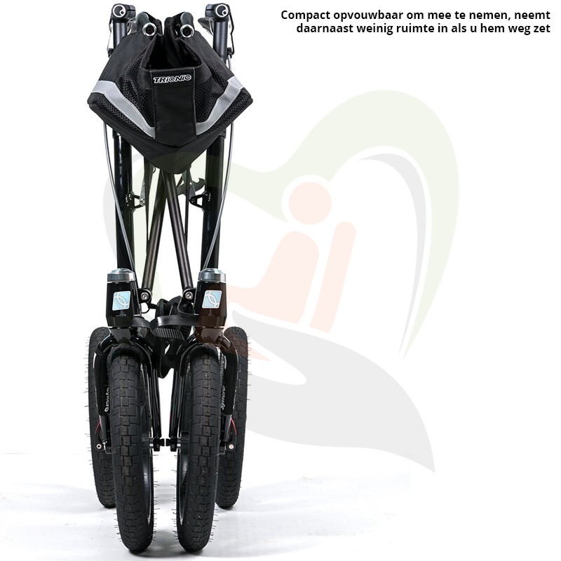 Trionic Walker 14er - ergonomische outdoor rollator met stuurwiel stabilisatie systeem