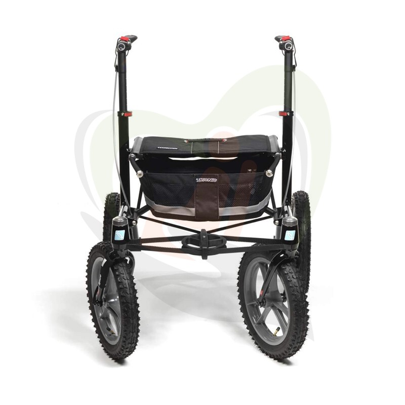 Trionic Walker 14er - ergonomische outdoor rollator met stuurwiel stabilisatie systeem