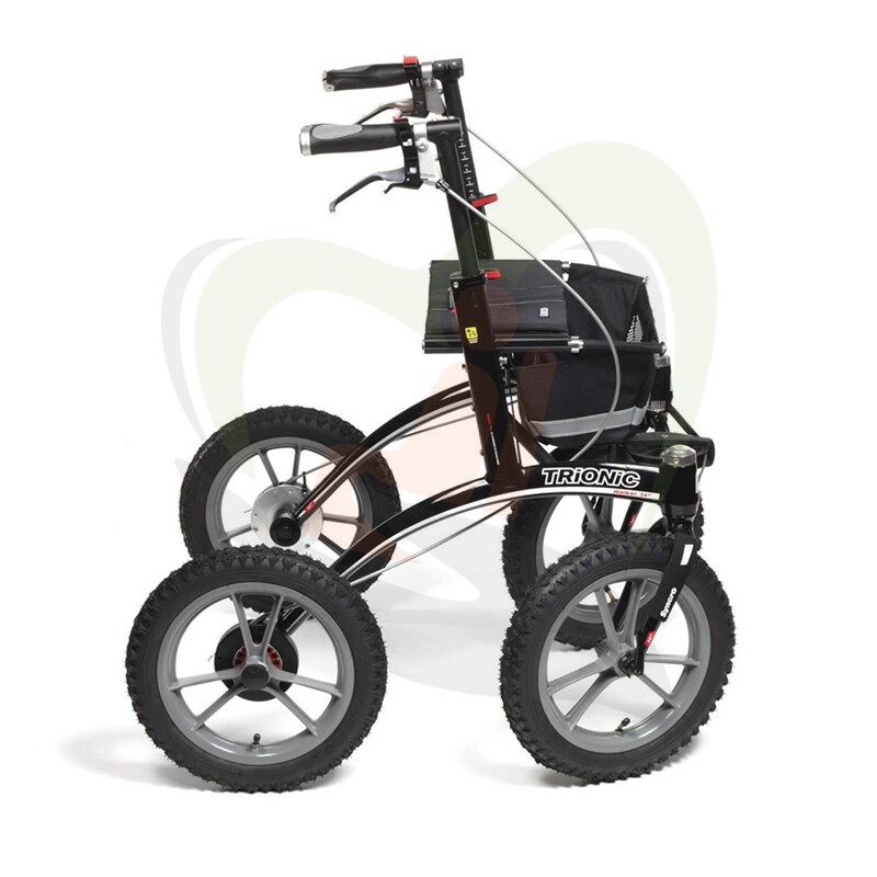 Trionic Walker 14er - ergonomische outdoor rollator met stuurwiel stabilisatie systeem