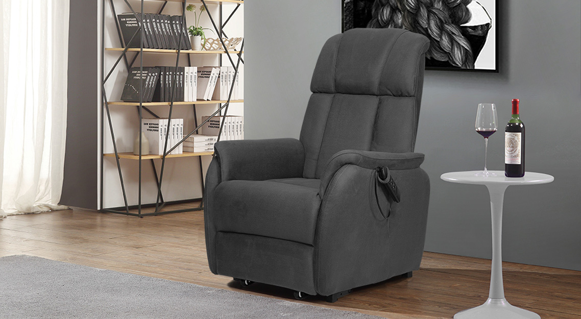 Luxe sta-op stoel Rome met relaxfunctie - Sta-op stoel en relaxfauteuil Rome