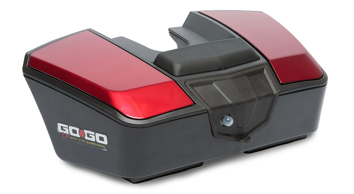 Een groot bereik is geen probleem - Opvouwbare scootmobiel - Pride GoGo LX met CTS vering - 3-wiel