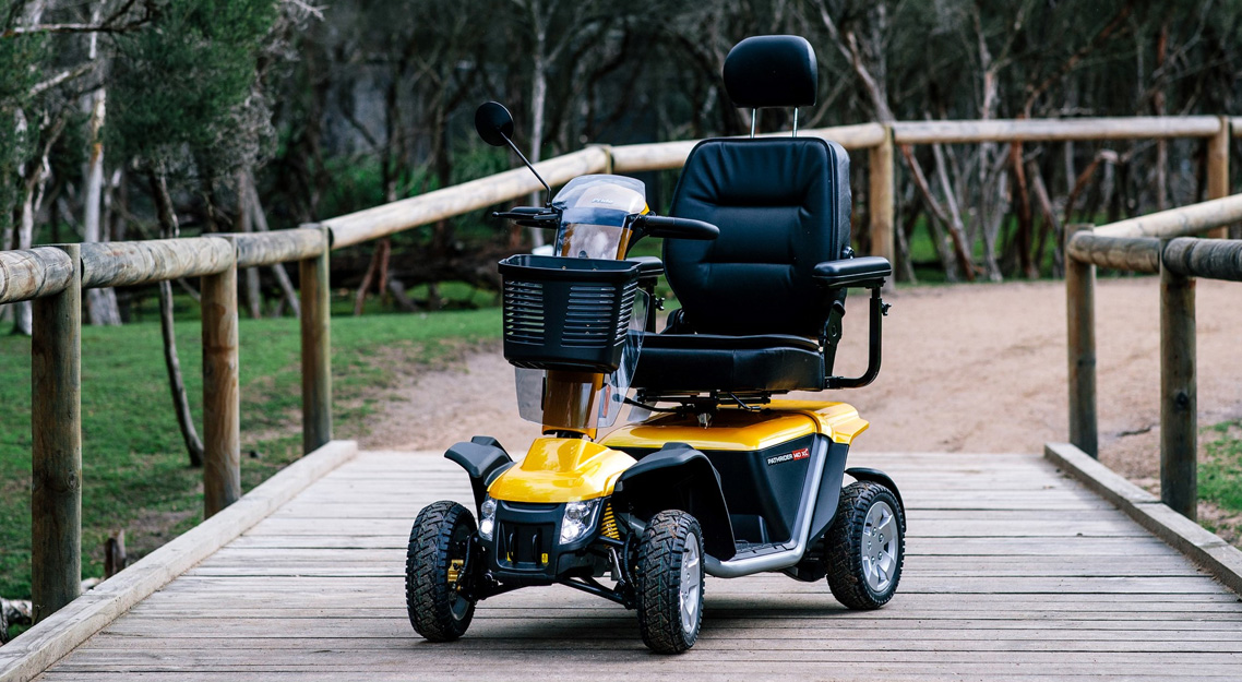 Hoge snelheid en luxe voorzieningen - Scootmobiel Pride Victory XL140S - 20 km per uur!