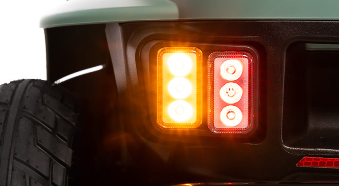 Duidelijke LED verlichting - Scootmobiel Baja Bandit - Speciaal ontworpen voor ruig terrein