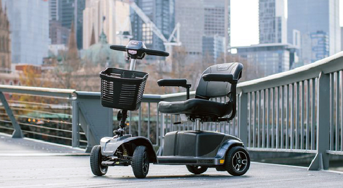 Een stevig model met eenvoudige demontage - Opvouwbare scootmobiel - Pride Revo 2.0