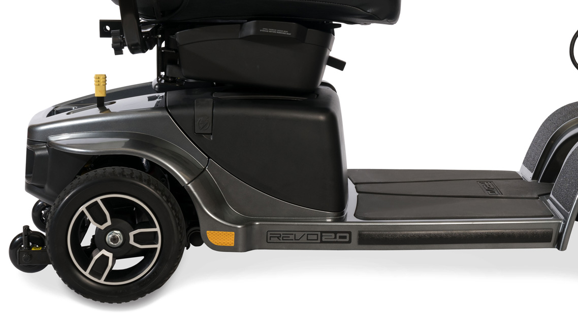 Groots door compact te zijn - Opvouwbare scootmobiel - Pride Revo 2.0