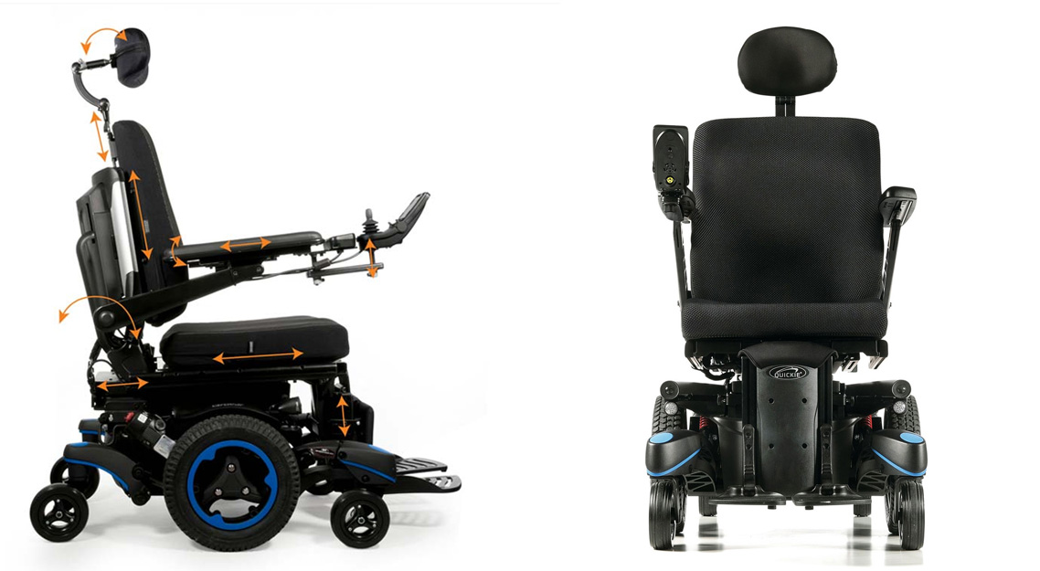 Altijd goed zitten - Elektrische rolstoel Sunrise Medical - Quickie Q700 serie - Sedeo Pro