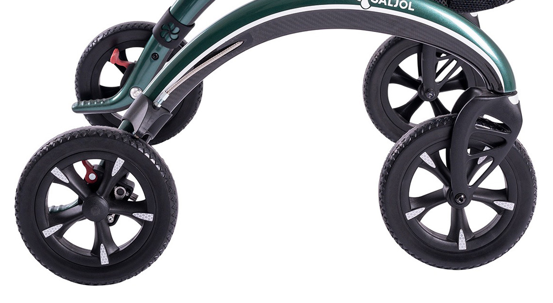 Ontwerp ontmoet veiligheid - Rollator Saljol Carbon - Ultra lichtgewicht design rollator