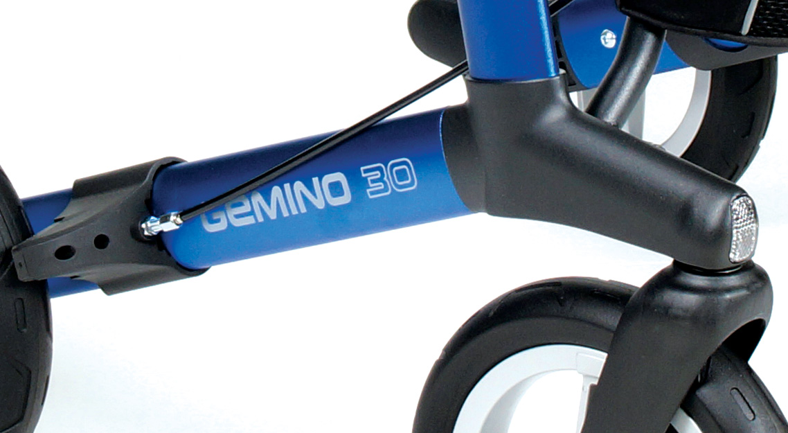 Eenvoudig in te stellen op hoogte - Rollator Sunrise Medical Gemino 30 Comfort Plus