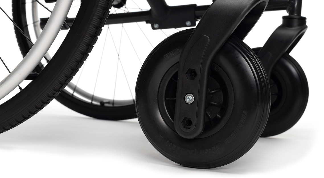 Goede zitting - Rolstoel - Vermeiren D200T met trommelrem - Lichtgewicht aluminium