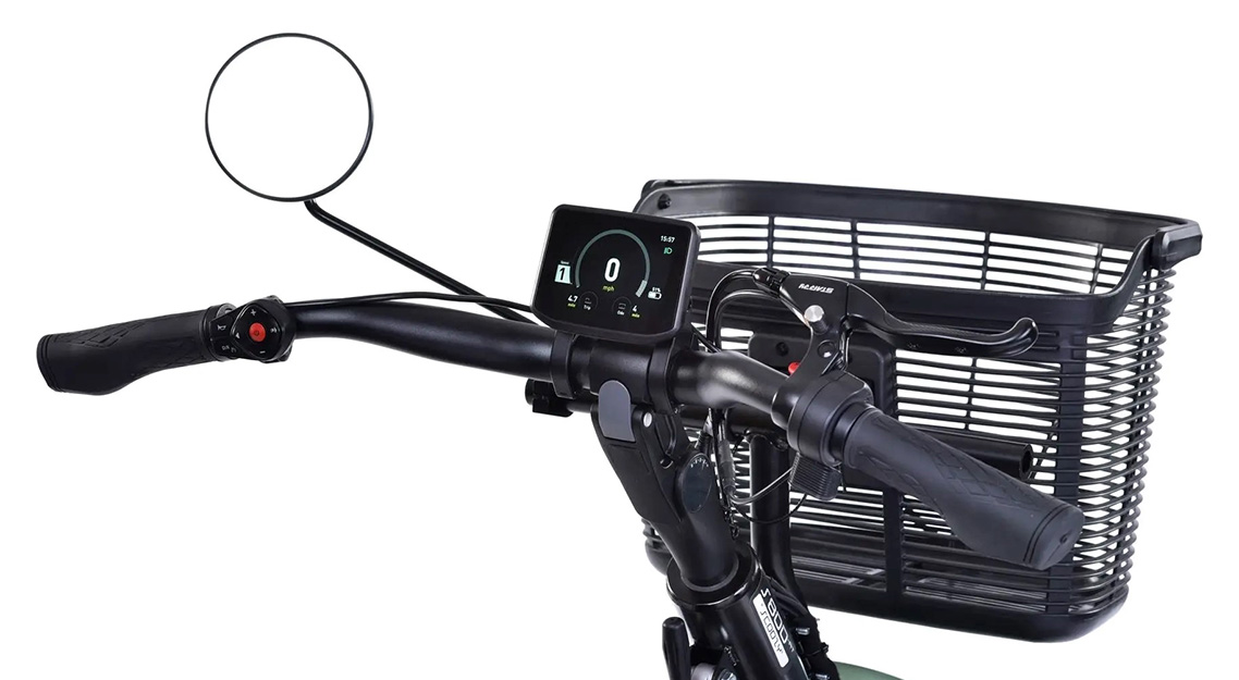 Eenvoudig bediening... bekend van de fiets - Scootmobiel Sterling S800 by Scoozy - Verkrijgbaar vanaf mei 2025