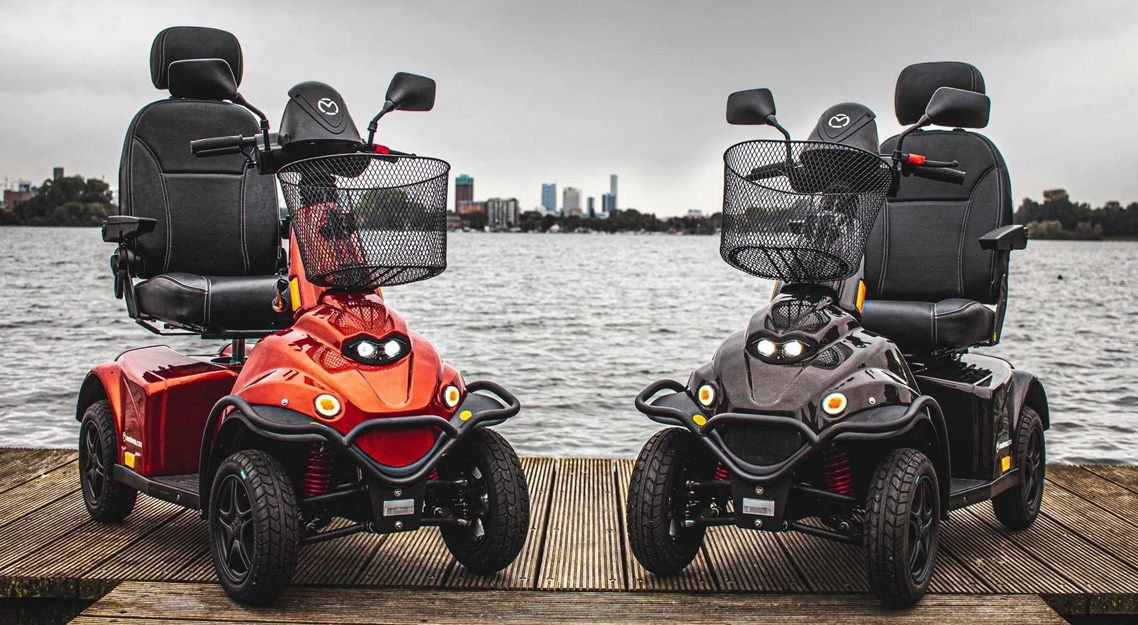 De standaard in comfortabele scootmobielen - Scootmobiel Mini Crosser X2 4-wiel - Lithium Powered