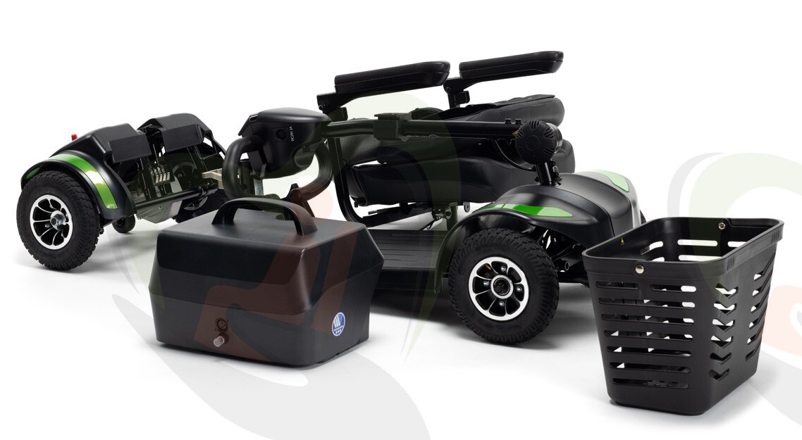 Neem de One overal mee naar toe - Opvouwbare scootmobiel - Vermeiren One Air Plus met luchtbanden