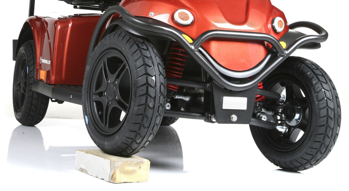 Ongeëvenaarde vering - Scootmobiel Mini Crosser X2 4-wiel - Lithium Powered