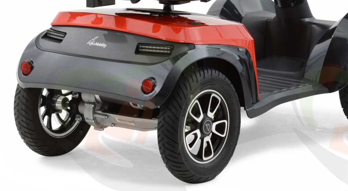 Soepel en comfortabel rijden met INDEGO vering - Scootmobiel Life en Mobility Presto
