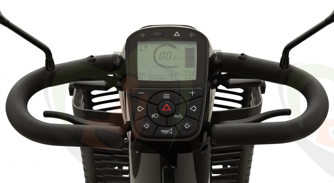 Bediening en digitaal dashboard - Scootmobiel Life en Mobility Presto