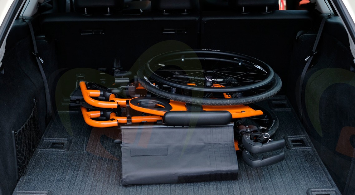 Uniek lichtgewicht aluminium boxframe - Actieve rolstoel - Sunrise Medical Quickie QS5 X (vouwframe)