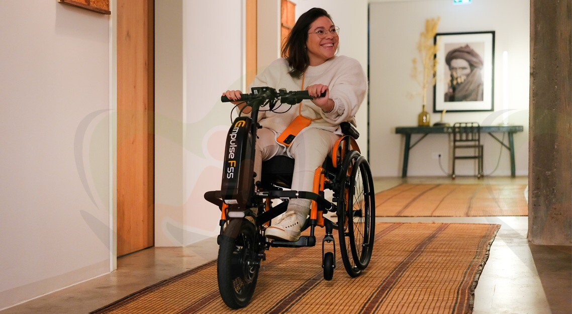 Maak de QS5 X compleet met een aandrijving - Actieve rolstoel - Sunrise Medical Quickie QS5 X (vouwframe)