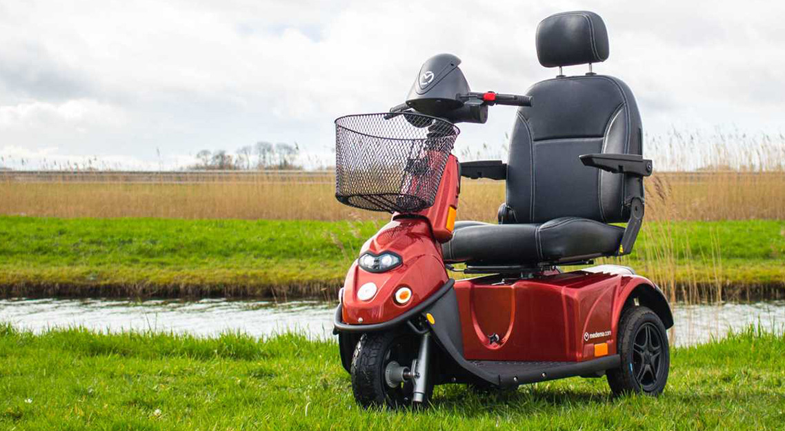 De standaard in comfortabele scootmobielen - Scootmobiel Mini Crosser X2 3-wiel - Lithium Powered