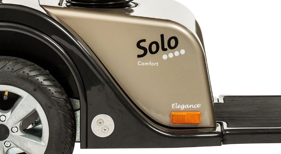 Elegance uitvoering - Scootmobiel Life en Mobility Solo 3 Elegance - Lithium Powered