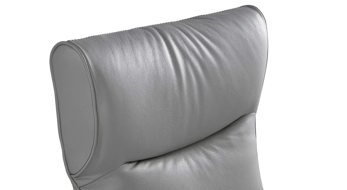 Instelbare hoofdsteun - Sta-op stoel en relaxfauteuil Milaan met draaipoot