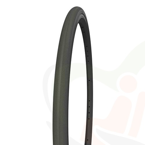 Massieve rolstoelband 26 inch - 26x1 (25-590) zwart - classic profiel