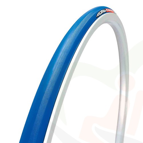 Rolstoel anti-lek tubeless band 28 inch voor zaalsporten 28x1 (21-622) blauw TUFO 12-16 bar