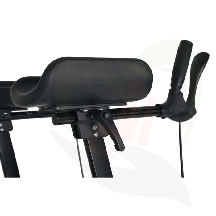 Rollator Mobilex Tiger - Antraciet - Standaard grip wiel