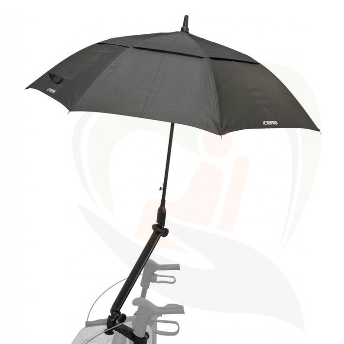 Paraplu voor Topro rollators - Bevestiging op duwstang