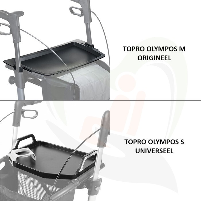 Dienblad voor Topro Olympos en Olympos ATR rollator