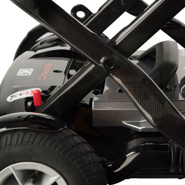 Opvouwbare scootmobiel Skyline Mobility Brio S19FC - 4-wiel carbon