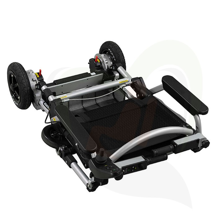 Elektrische rolstoel e-Ability - Splitrider met joystick besturing - eenvoudig opvouwbaar