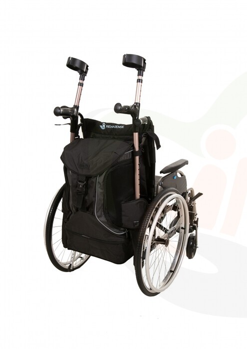 Splash Torba Luxe rolstoel & scootmobieltas - zwart/grijs